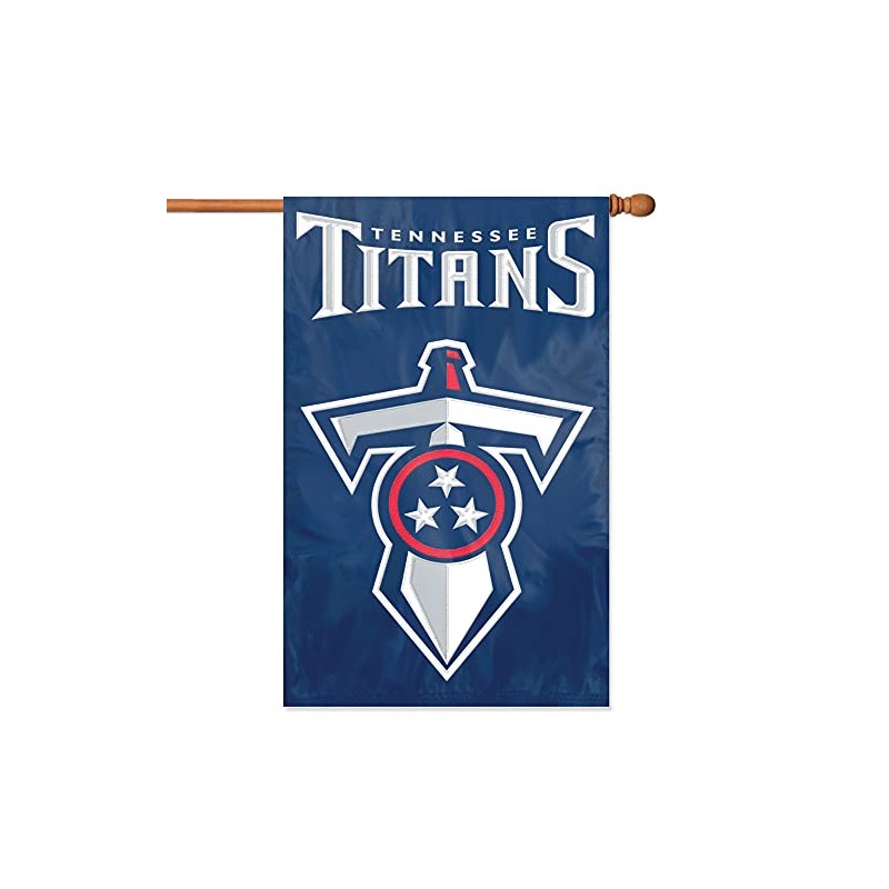 Tennessee Titans Applique Banner Flag