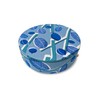 minimynimo 40 Round Floor Cushion Cover Nordic Green Blue (Bean
