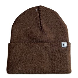American Eagle AE Men's Beanie Hat AEO Mens Skull Headwear (Brown - 400378065449)