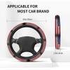 NOMEDOGYIm American Flag Car Steering Wheel Cover Old Flag Painted