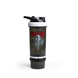 SmartShake Revive 25 oz / 750 ml Rock Band Collection Motley Crue Protein Shaker, Fruit Water Maker, Easy to Hold, Lid with Sealer