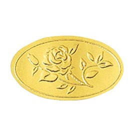 Heiko Rose Ellipse Gift Stickers, 204 Pieces, Pack of 204