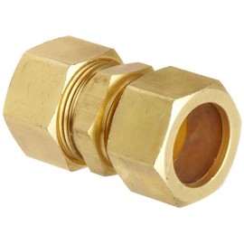 Anderson Metals-50062-03 Brass Tube Fitting, Union, 3/16" x 3/16" Compression