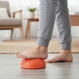 Keenso Pelota de Masaje de Pies,Medias Pelotas de Yoga, Punto de Masaje, Ejercicios de Fitball, Entrenamiento de Fitness, Pelota de Equilibrio