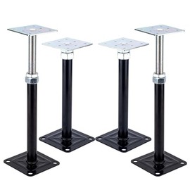 YXGJDP 4-PCS Lift Supports,Adjust Supports,Level Supports,Floor Jacks,Adjustable Support Jack for The Floor,Mini Screw Jack- Post 9" to 13"