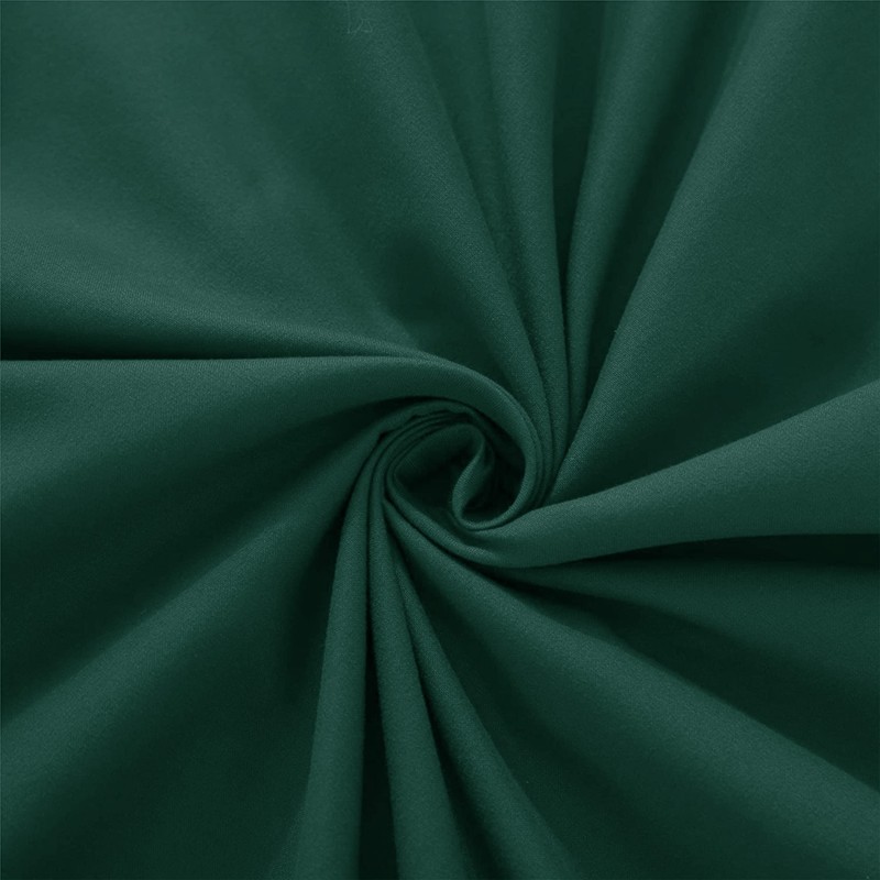 Hafaa Pillowcases 2 Pack Brushed Microfiber Emerald Green Pillow Cases