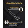 Mr.wintek 3 Piece x 2 Black Socket Adapter 1/4", 3/8",