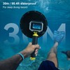 Dome Port IP68 98.4ft Waterproof Underwater Diving Lens Cover Housing