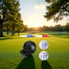 Fade-Resistant Golf Ball Liner, 1 Alignment Tool with 2 Golf