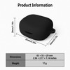 Geiomoo Silicone Case for JBL Vibe Flex, Protective Cover with