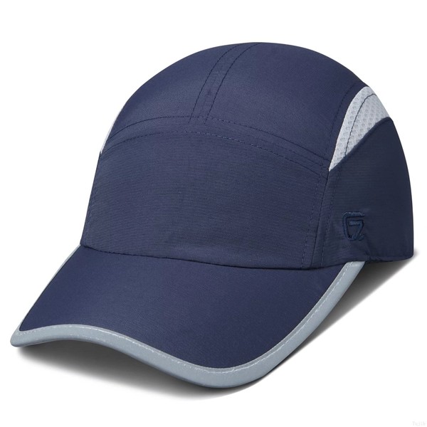 GADIEMKENSD Women's Unstructured Hats Reflective Brim UPF 50+ Outdoor Caps,