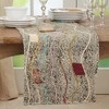 Block Print Embroidered Table Runner