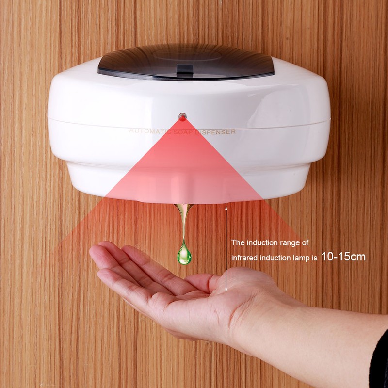 500ml Automatic Sanitizer Soap Dispenser Sensor Touchless Hands Free Wall