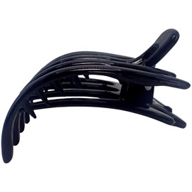 Topkids Accessories French Hair Claws for Women and Girls, Hair Clips Women Claw Clips, Roller Clips, Hair Accessories for Women, Hair Clips for Styling, Large Hair Clips (Black)