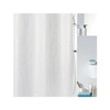 Spirella Wet White Pearl Effect Textile Polyester Shower Curtain, 180