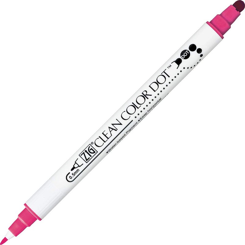 Kuretake TC-6100/6V Water-Based Pen ZIG Clean Color Dot 6 Colors