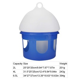 01 Bird Water Dispenser, 2L, Automatic, Pigeon Feeder
