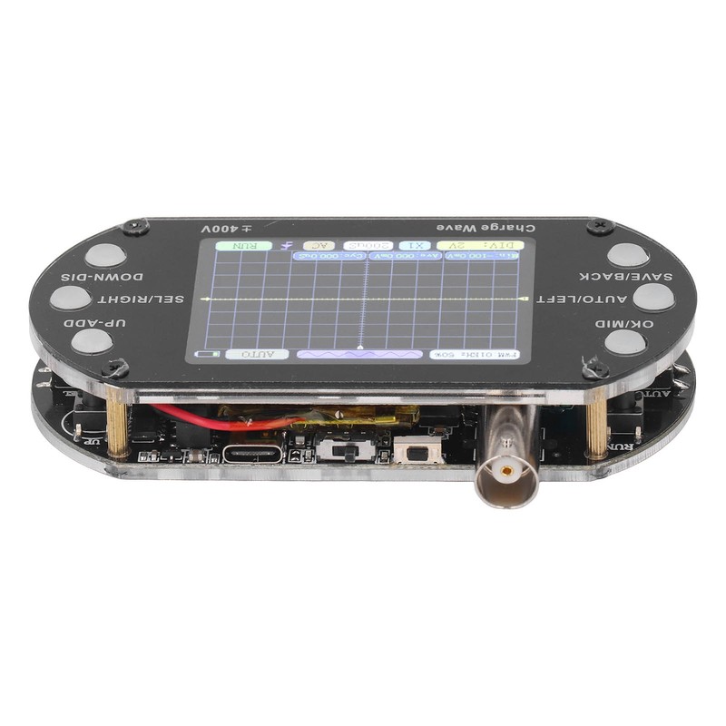 Digital Oscilloscope 2.5MHz Sampling 2.4in TFT Display 320x240 Resolution Signal