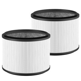 2-Pack HP01 HP02 HEPA Filter Compatible with Dyson Pure Hot Cool Link HP01 HP02 & Dyson Pure Cool Link desk fan DP01 DP02, Compare to Part # 968125-03, Pet Care Filter