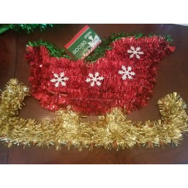 Unbranded Sled Christmas Decor 13 inches long upc 639277579348