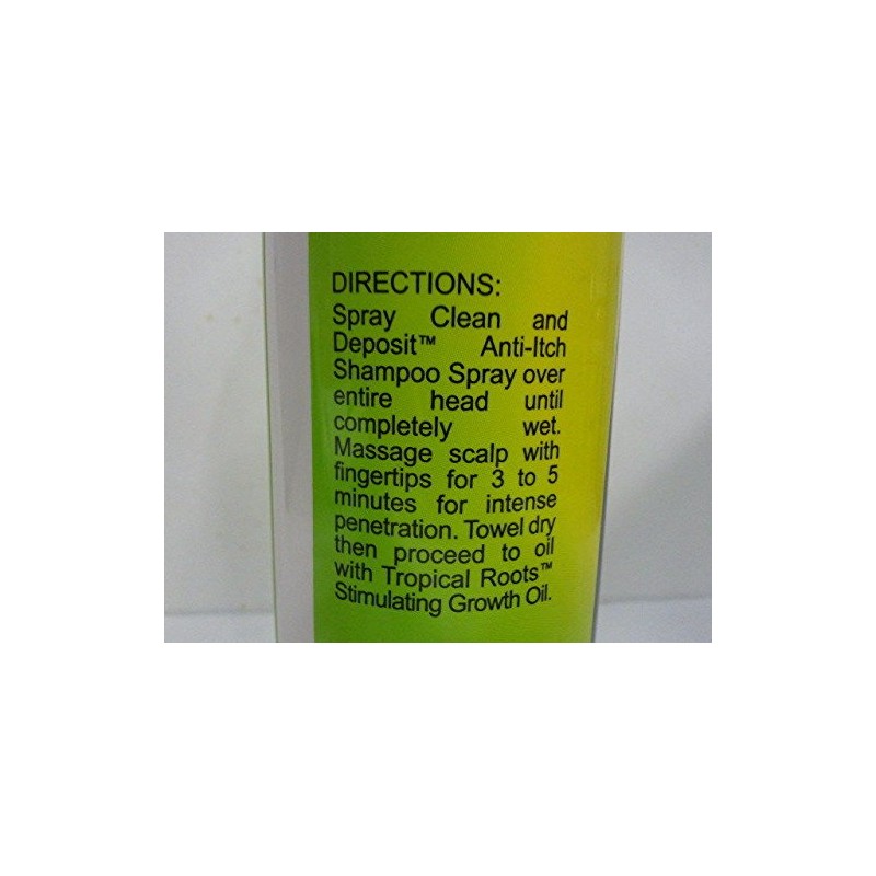 Bronner Brothers Tropical Roots Shampoo Spray, 8 Fl Oz