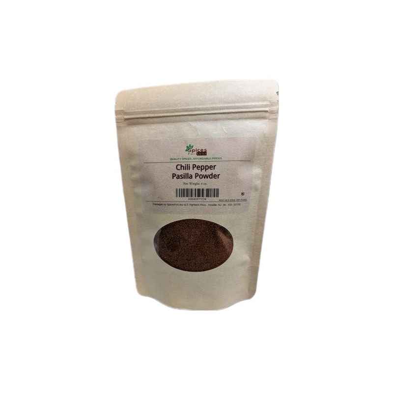 Chili Pepper, Pasilla Powder - 4 oz Pouch