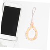 Gatuida Natural Cellphone Wrist Strap Phone Charm Beads Lanyard Key