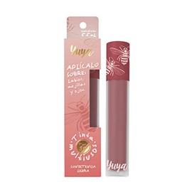 Yuya - Republic Cosmetics Tinta multiusos Ser de larga duracin para labios, ojos y mejillas con extracto de Aloe Vera Color Palo de Rosa              