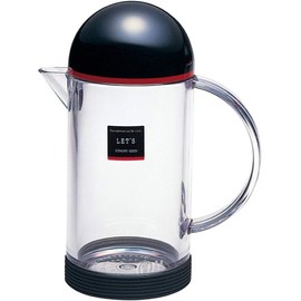 岩崎 レッツ ピッチャー ブラック 300ml K-1183LB