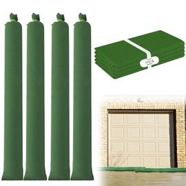 YSOOUA Sandbags Flood Silo Sandbag Pack of 4 Reusable Sandbags with Drawstring 120 x 19 cm Sandbag Flood Protection for Home Store Garage Garden