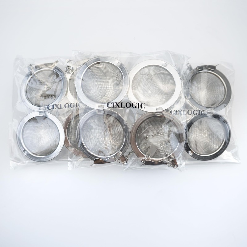CIXLOGIC 2pcs Stainless Steel Tea Strainer Infuser Balls Fine Mesh