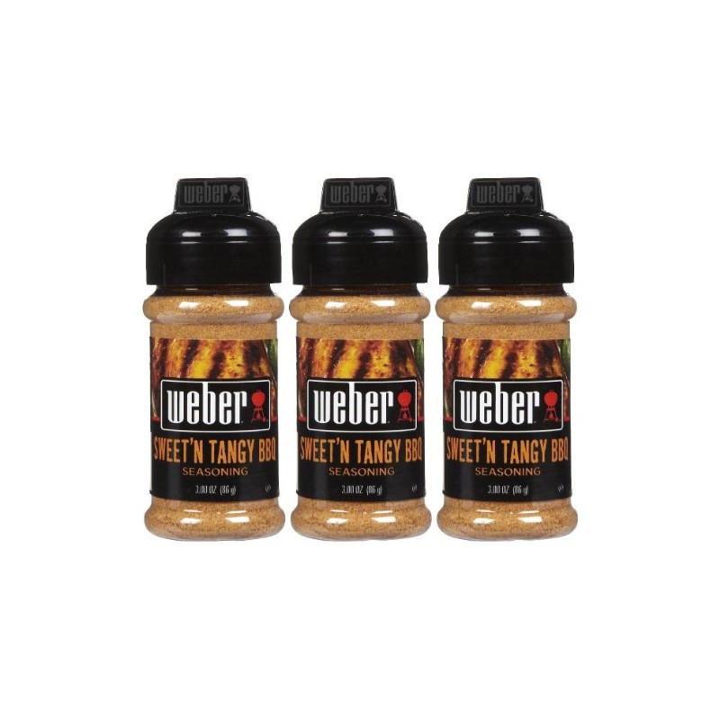 Weber Grill Seasoning Sweet'N Tangy BBQ, 3 oz, 3 pk