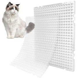 DOOPP 16 Pack 16 x 13 Inch Cat Scat Mat with Spikes, Scat Mat for Cats Cat Deterrent Mat Digging Stopper Repellent Spike Mat