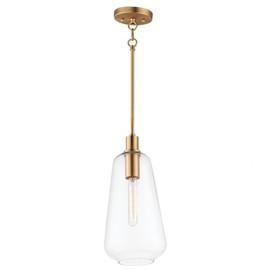 Maxim Babylon - 16 Inch 1 Light Pendant-Satin Brass Finish -Traditional Installation