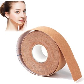 Cinta facial antiarrugas parche autoadhesivo mejilla Cinta para estiramiento invisible facial Cinta de kinesiotape para el rostro antienvejecimiento prevención de arrugas