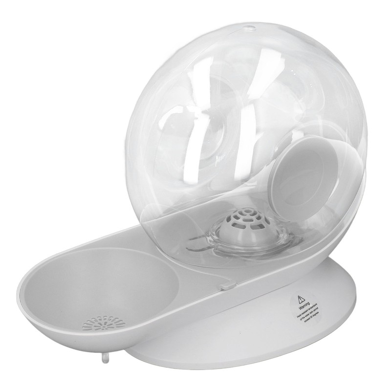Pet Water Dispenser Snail Shape Automatic Transparent 2.8L Large Capacity