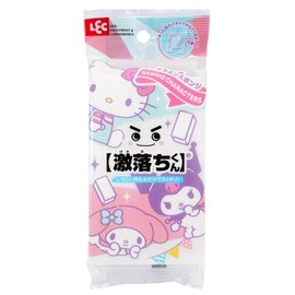 Lec Gekochi-kun Sanrio Character Cutter, Melamine Sponge (Kitty, My Melody, Chromi, 1 of All 6 Types)