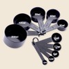 10pcs 6 Color Measuring Cups And Measuring Spoon Scoop Silicone
