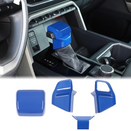 Aunginsy Gear Gear - Kit de cubierta de cabeza de palanca de cambios compatible con Toyota Tundra/Sequoia 2022-2025 Tacoma 2024+ consola central, funda de protección de cabeza de palanca de cambios,