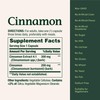 Nature's Bounty Cinnamon Capsules, Herbal Supplement, Supports Sugar Metabolism, 1500mg,