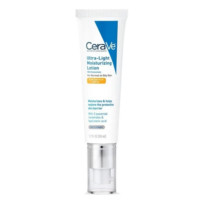 Cerave Loción Hidratante Ultraligera Con Fps 30 50ml
