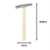 Picard 0017401-0500 Embossing Hammer 500g of ash, Brown/Silver