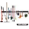 YueTong 68" All Metal Garden Tool Organizer,Adjustable Garage Wall Organizers