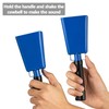 Ubblove Cowbells 2pcs,Steel Cow Bell 8 inch with Handle,Cheering Hand