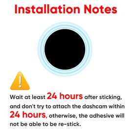 Pack of 7 Adhesive Dash Cam Mounts – Designed for Use with Garmin Mini 2/3, 45 46 47 55 56 57 65W 66W 67W Dash Cameras, Slim Profile Brackets