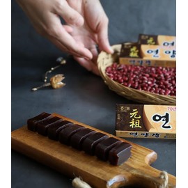 Haitai Sweet Red Bean Jelly | 50g | Pack of 30, Korean Snack, Yokan, Yangeng Traditional Korean Dessert, 연양갱