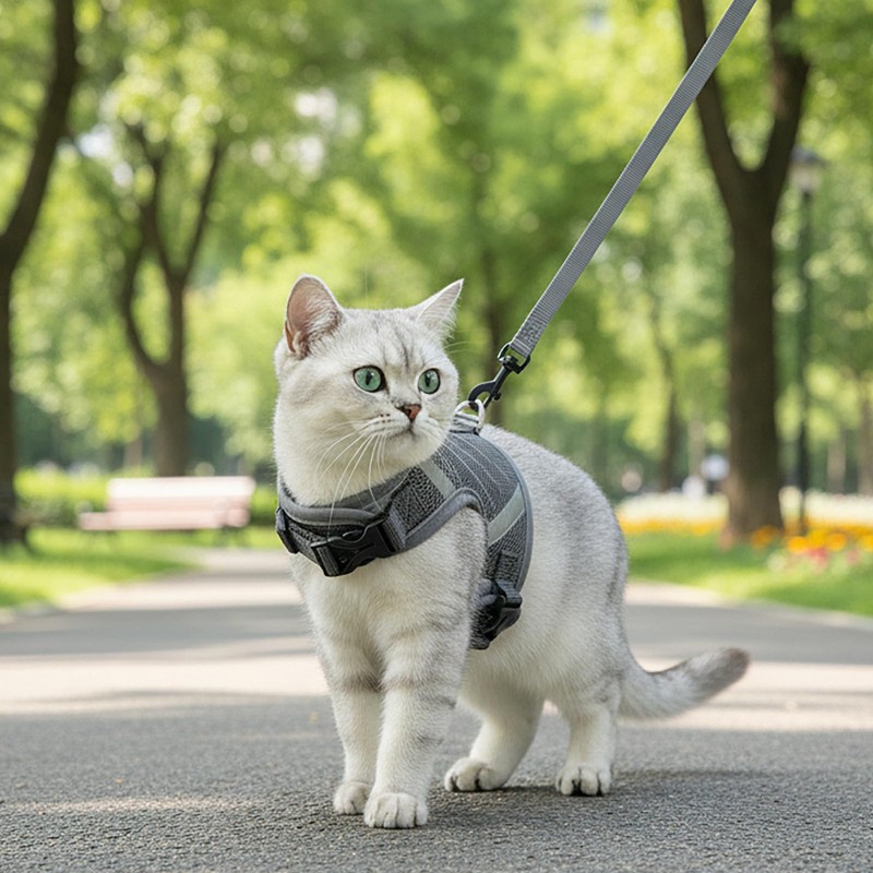pangdi Cat Harness and Leash Escape Proof Kitten Harness Cat