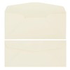 Premium Stationery Paper Set with Envelopes (Ecru and Black 48-Pack)