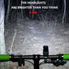 Bicycle Front Back Light USB Rechargable Bike Lamp Set Adjustable