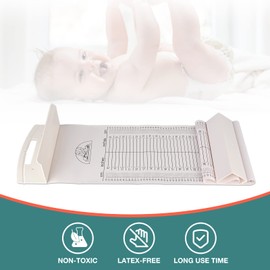 Skillssist Baby Measuring Mat Infantometer Height Ruler - Growth Chart for Newborns, Toddlers, and Infants, Home Use and House Visits